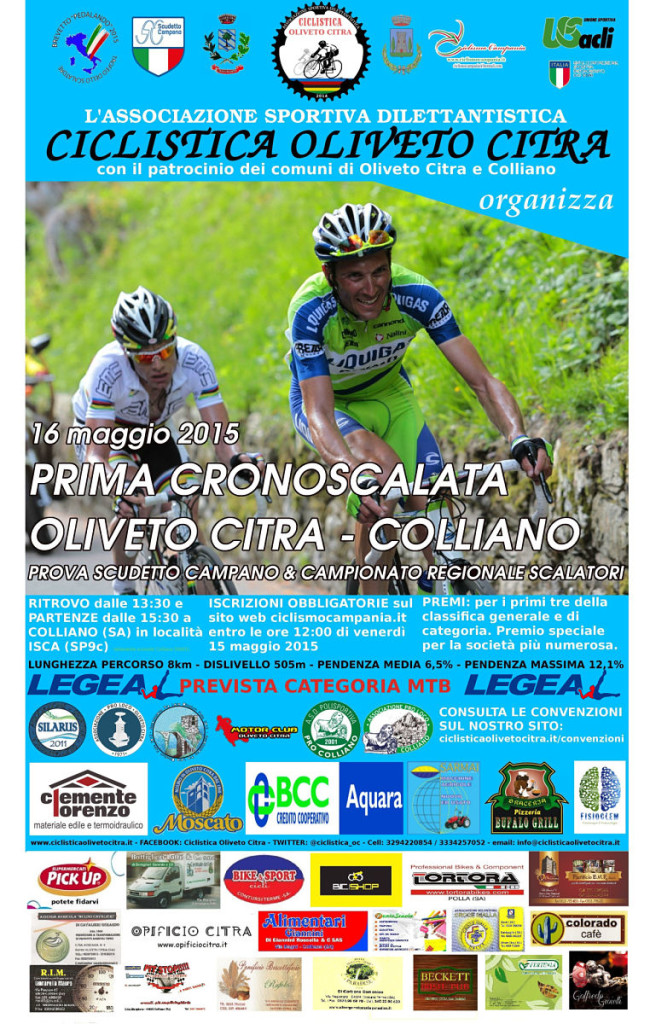 locandina-cronoscalata-oliveto-citra-colliano